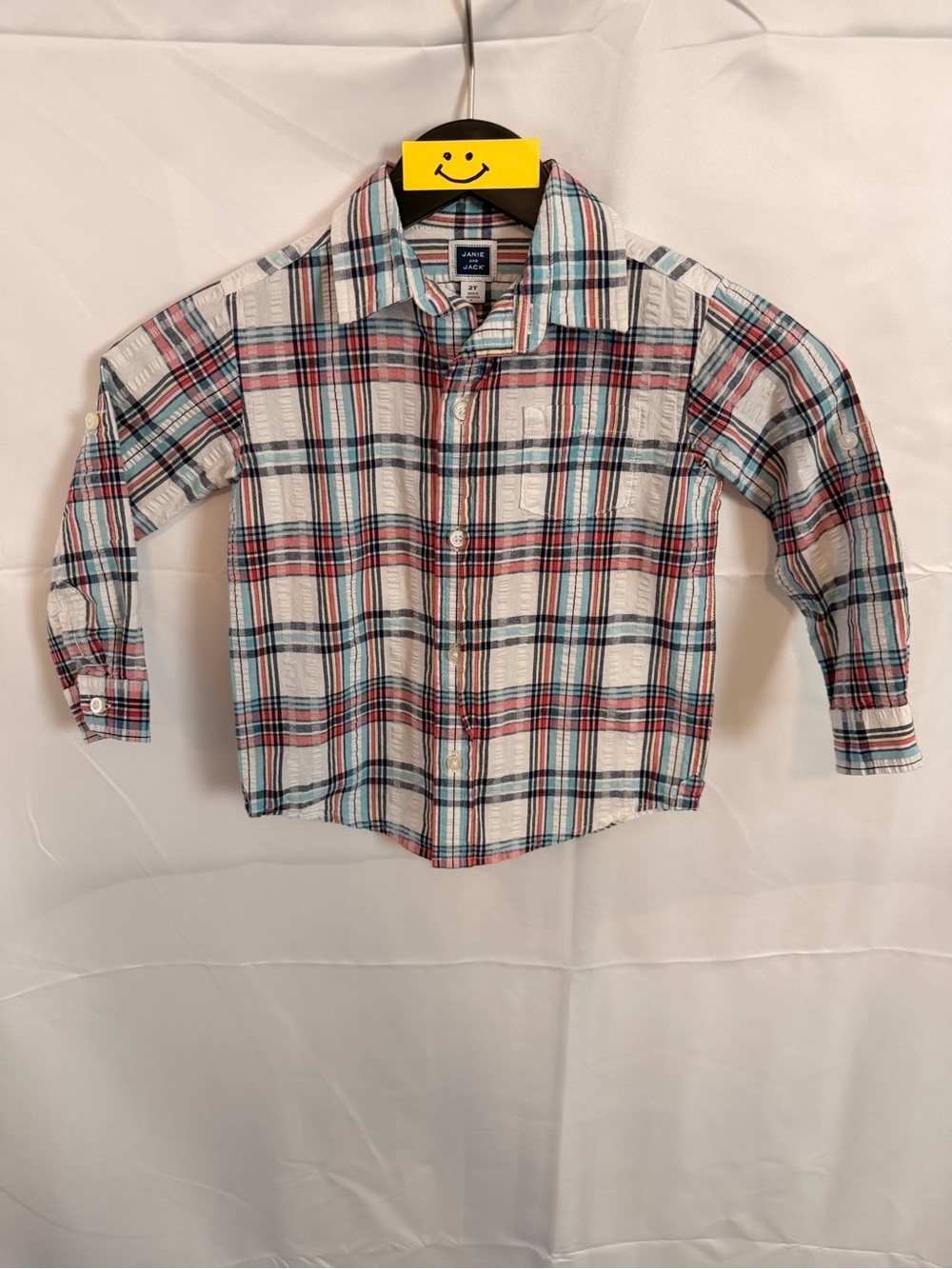 Youth Boys Janie And Jack Long Sleeve Button Down Shirt